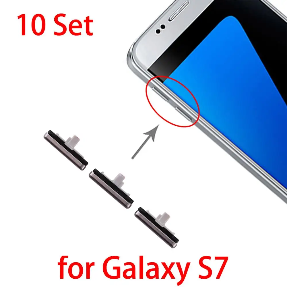 Для Samsung Galaxy S7 / S6 10 набор боковых кнопок включения громкости для S6|Клавиатуры