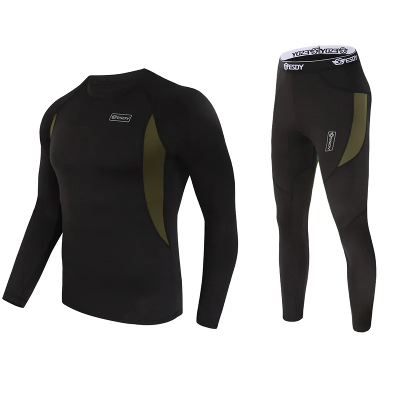

Outdoor Tactical Riding Sports Thermal Underwear Polar Fleece Warm Set Sports COUPLES Set