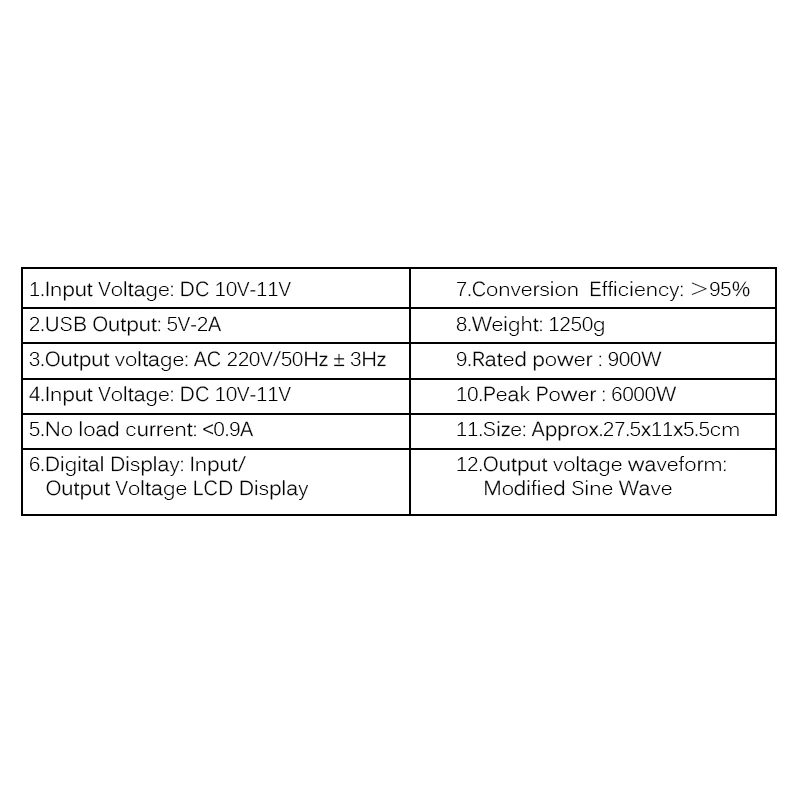 Inversor de Carro Transformador de Tensão de Potência Inversor com Display 12v a 220v Lcd para Caminhões de Carros Aozbz Máxima 6000w - 4000w 13 220v inversor com display lcd para caminhões de carros