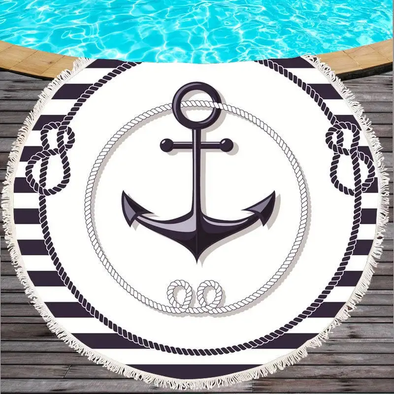 Пляжное полотенце Sunbathe новое большое из микрофибры с принтом для йоги