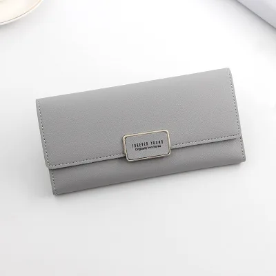 gray wallet Женские кошельки вечерний клатч женская сумка кожаный кошелек футляр для карт, Дамский кошелек бумажник Feminina Роскошный кошелек для женщин - Цвет: gray wallet