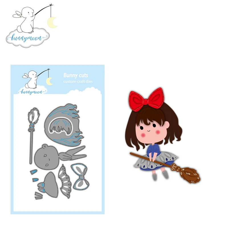 CH лук ушной трафарет в форме девушки металлические режущие штампы для