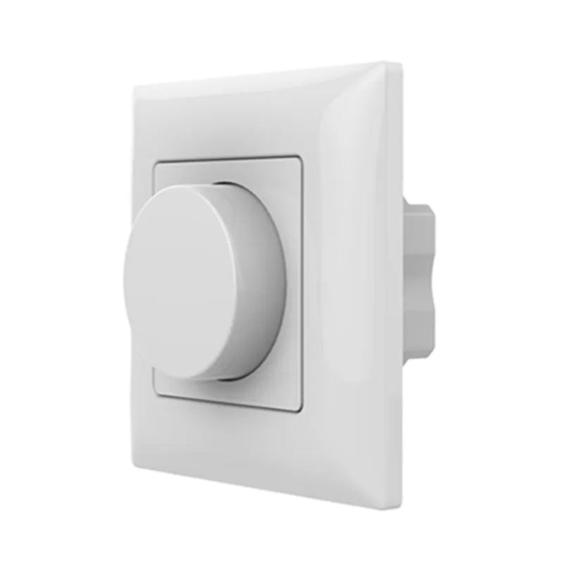 Вращающаяся панель AC Triac RF Диммер KS LED настенное крепление ручка диммер 110 В-240 В 240G
