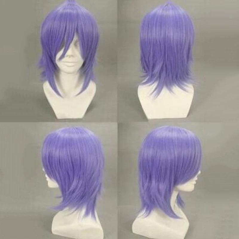 潘朵拉之心 扎克席兹 布雷克 反翘蓝紫色 COS假发202A