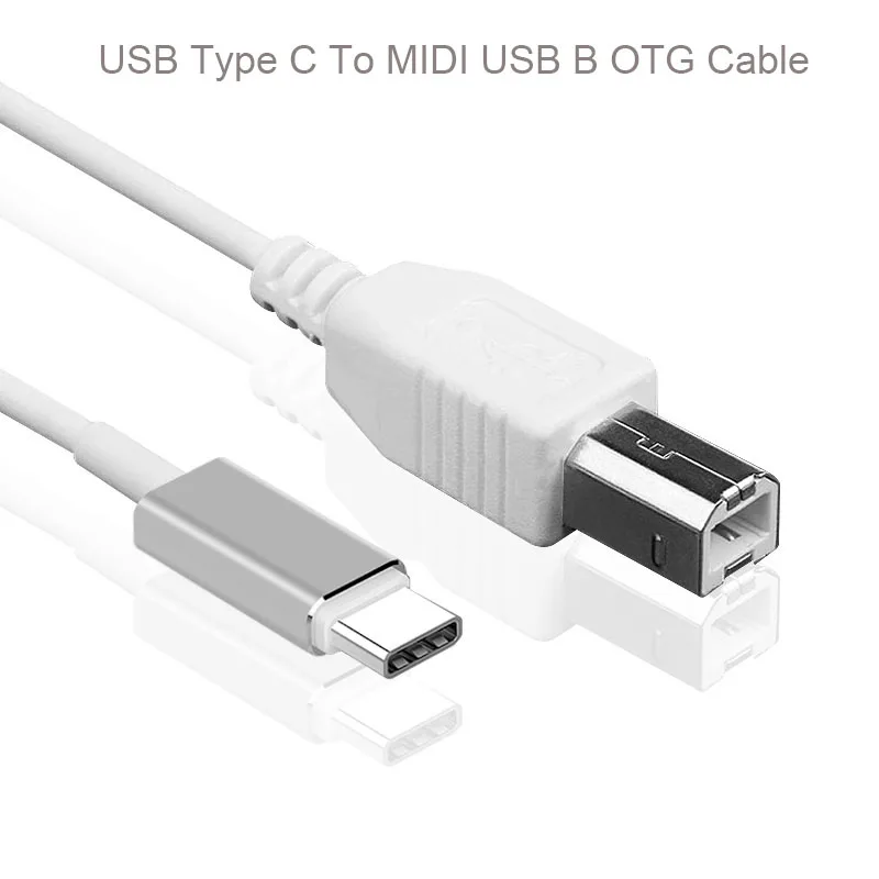 Кабель usb-c/MIDI USB B 3 фута шнур usb-c/USB 2 0 для Midi-контроллера клавиатуры аудиопорт