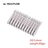 12/24PCS 70 80 90 100 110 120 Grain Stainless Steel Bullet Point Tip For Id 4.2 Mm Arrow Shaft Arrow Head Archery Accessory Bow 5