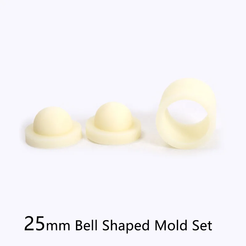 25mm Bell model 15-35 мм кожаные ручные инструменты для изготовления небольших мяч колокольчики в форме плесень Кожа ремесло " 5" g-зажим размер 15/20/25/30/35 мм - Цвет: 25mm Bell model
