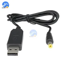 USB DC 5V к DC 12V повышающий кабель Модуль преобразователя 2,1x5,5 мм Штекерный разъем