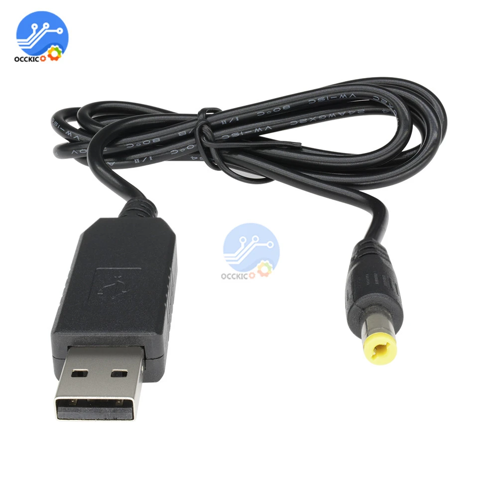 Usb dc 5v to dc 12v step up cable module converter 2.1x5.5mm male connec.NAH/_sg