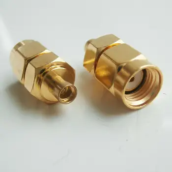 

MMCX To RP SMA Connector Socket MMCX Female To RP SMA Male Plug MMCX - RP SMA GOLD Plated Straight Coaxial Coax RF Adapters