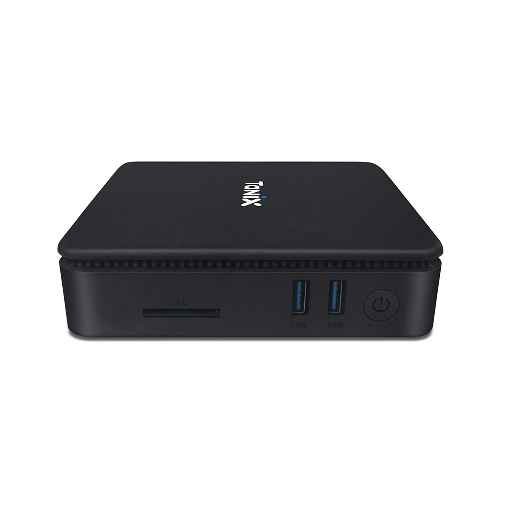Tanix TX85 мини приставка для телевизора коробка поддержка Win 10 и Linux 4 Гб 64 Гб Atom X5 Z8350 2,4G 5,8G Wifi 1000Mpbs BT 4,0 приставка
