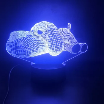 

Doll Dog 3D Lamp Unique Best Reward for Teenager for Birthday Nightlight Dropship 7 Color with Remote Led Night Light Lamp