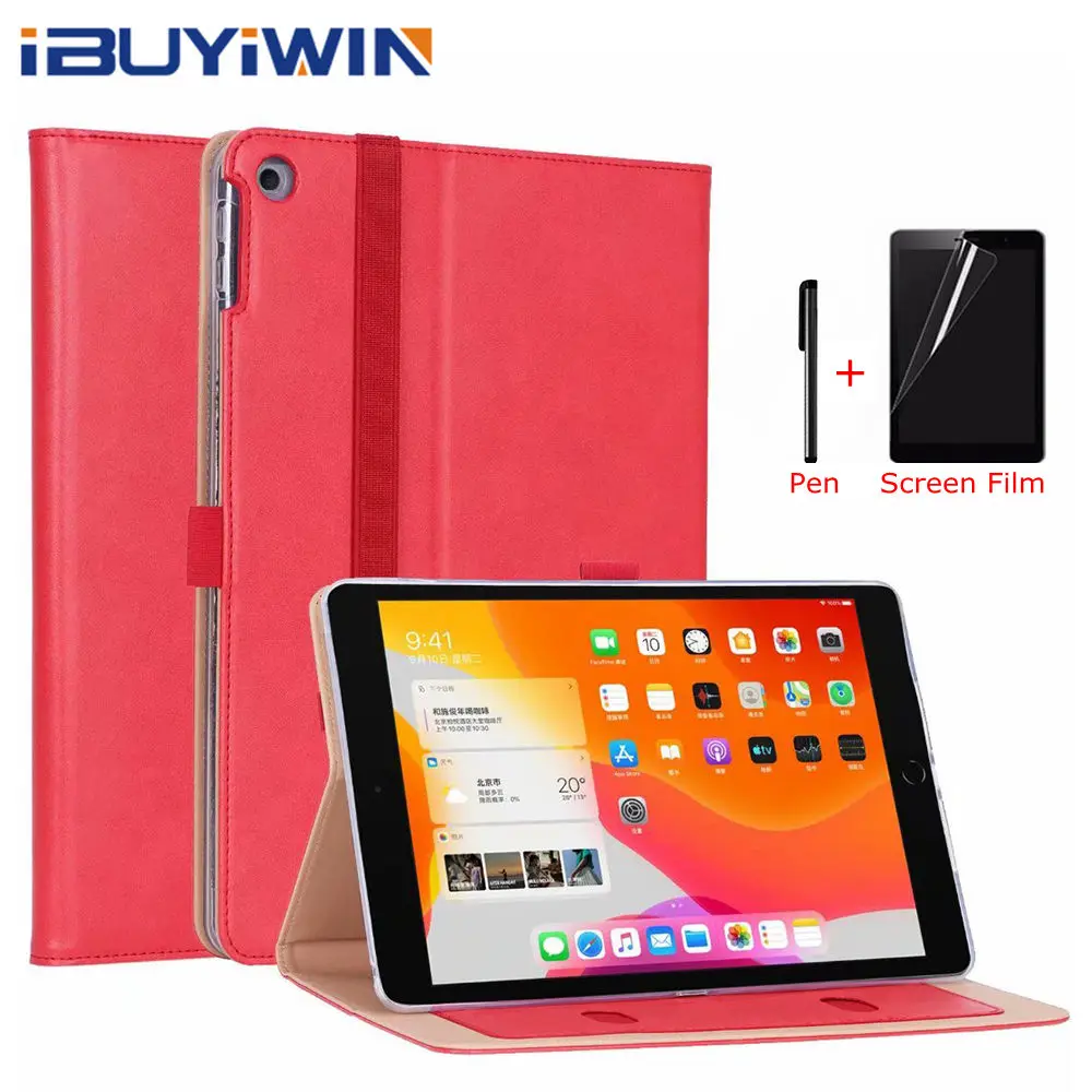 IBuyiWin Ретро Магнитный Премиум Смарт PU кожаный чехол для iPad 10,2 7th планшет Funda Capa чехол+ экран+ пленка