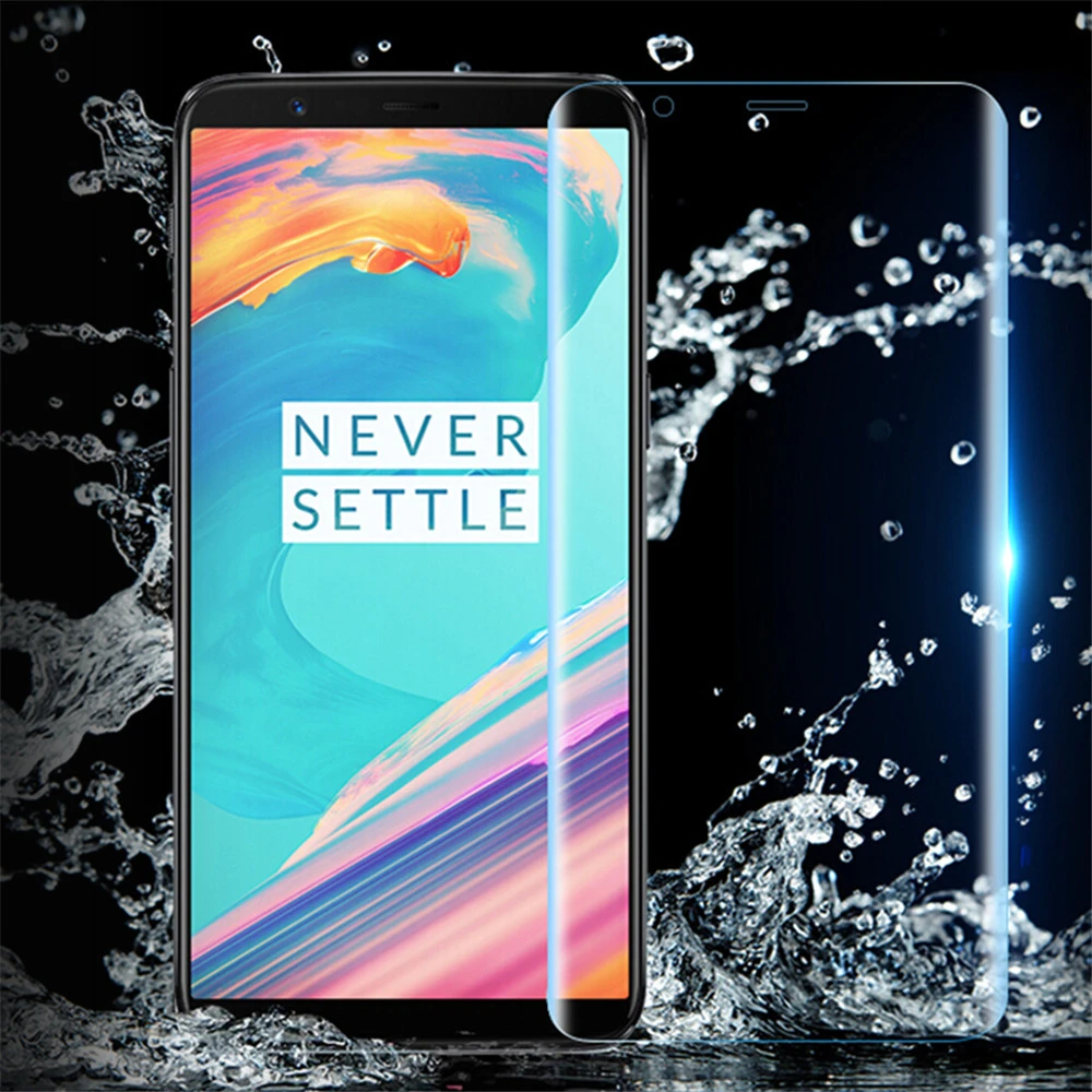 Передняя и задняя крышка для OnePlus 7 Pro Мягкий ТПУ полный протектор экрана прозрачная защитная Гидрогелевая пленка для OnePlus 6T 5T 6 5