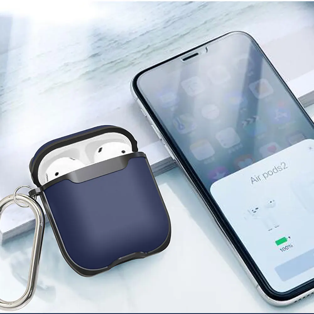 WIWU силиконовый чехол для наушников для Airpods 1 2 Водонепроницаемый защитный чехол для Apple Airpods 2
