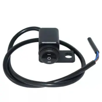 

Motorcycle LED lights electric lights left and right rearview mirror switch waterproof boat-shaped high and low gear switch free