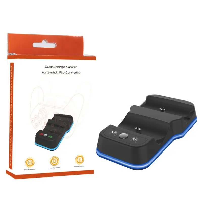 Двойной USB зарядное устройство Быстрая зарядка док-станция для Playstation 4 PS4 Pro