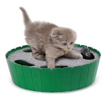 

2019 New Cat Toy with Running Mouse Pet Toy Ball Cat Scratching Device Funny Traning Cat Toys for Cat Sharpen Claw Pet Supplies