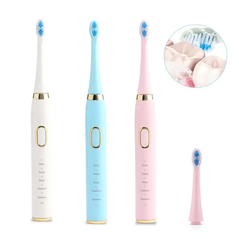 Whitening Electric Toothbrush Set Professional USB Toothbrush Efficient Ultrasonic Toothbrush 5 Mode Electric Toothbrush Whitening Electric Toothbrush Set Professional USB Toothbrush Efficient Ultrasonic Toothbrush 5 Mode Electric Toothbrush