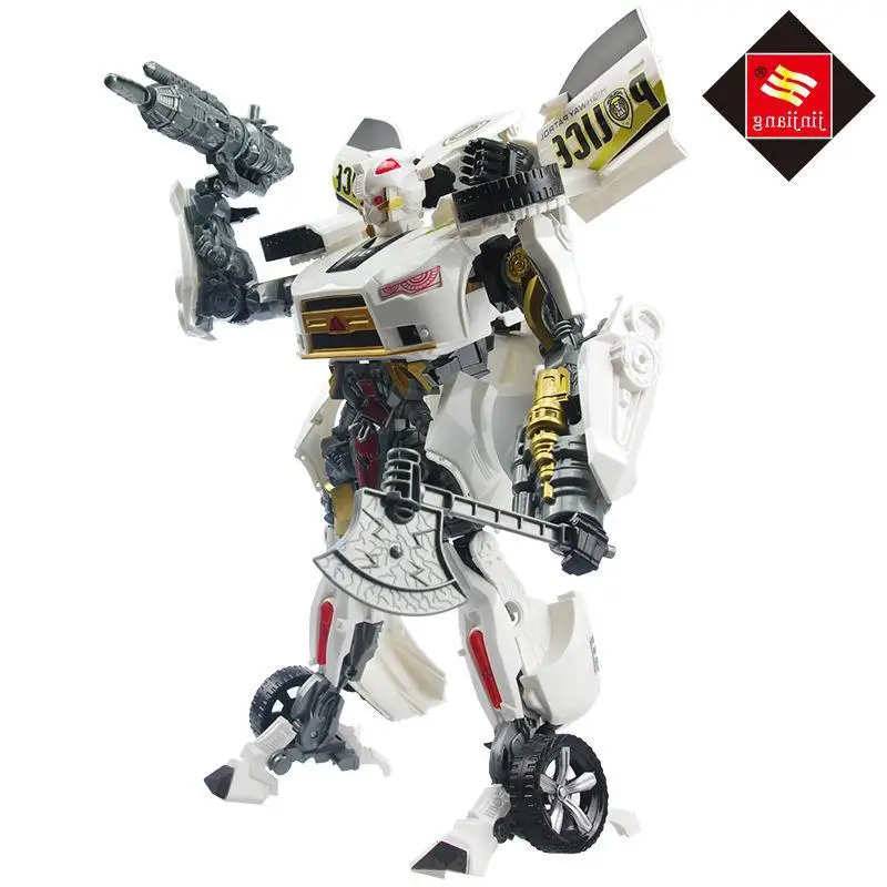 

Transformation Toy Cops Car Transformation Sound And Light Car Robot Models Boy Holiday Ceremony
