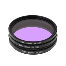 Аксессуары для камеры 46 мм UV/FLD/CPL многослойный стеклянный фильтр для объектива+ чехол в комплекте