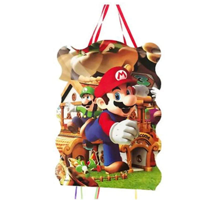 135/78 шт. Mario Bros День Рождения украшения набор Супер Марио салфетки скатерть чашки тарелки одноразовая посуда набор