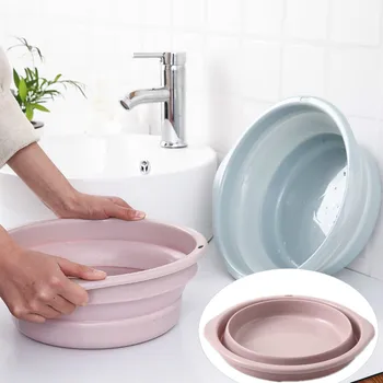 

Portable Folding Bucket Foldable Basin Tourism Outdoor Folding Bucket Fishing Promotion Camping Car Wash Bucket Outdoor Camping