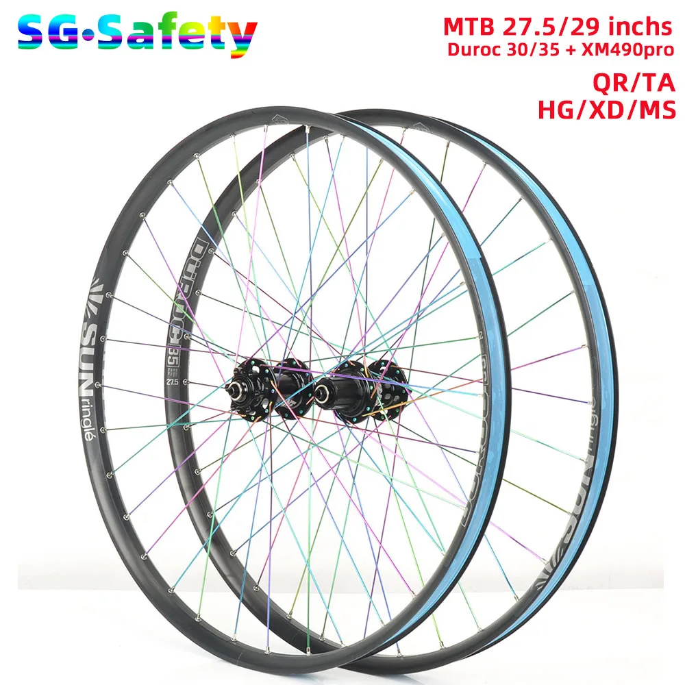 Custom Built Mountain bike wheelset inchs Duroc 30/35