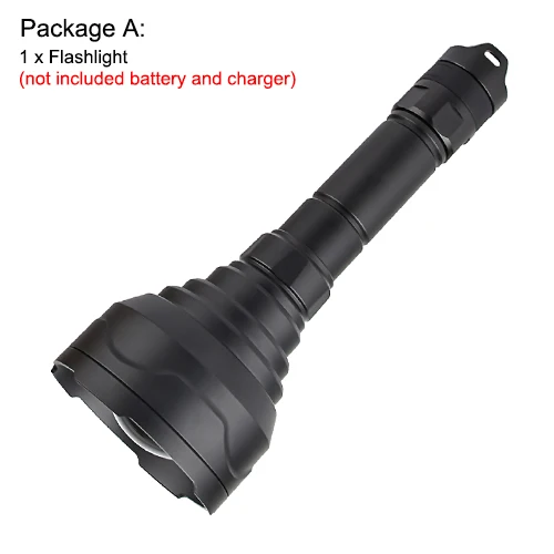 Package A HT12 охотничий зум ИК светодиодный светильник-вспышка зеленый красный белый светильник XPLV3 светодиодный охотничий фонарь тактический фонарь с пультом дистанционного управления - Испускаемый цвет: Package A