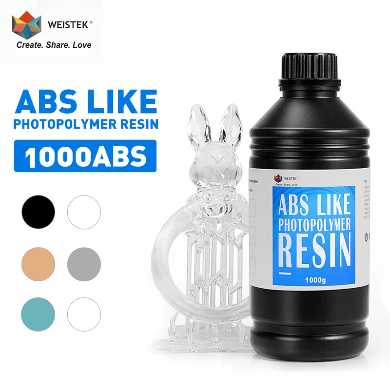 WEISTEK 1000 нм г ABS как УФ смола чувствительный фотополимер для Anycubic Photon Mono X Creality LD 002H