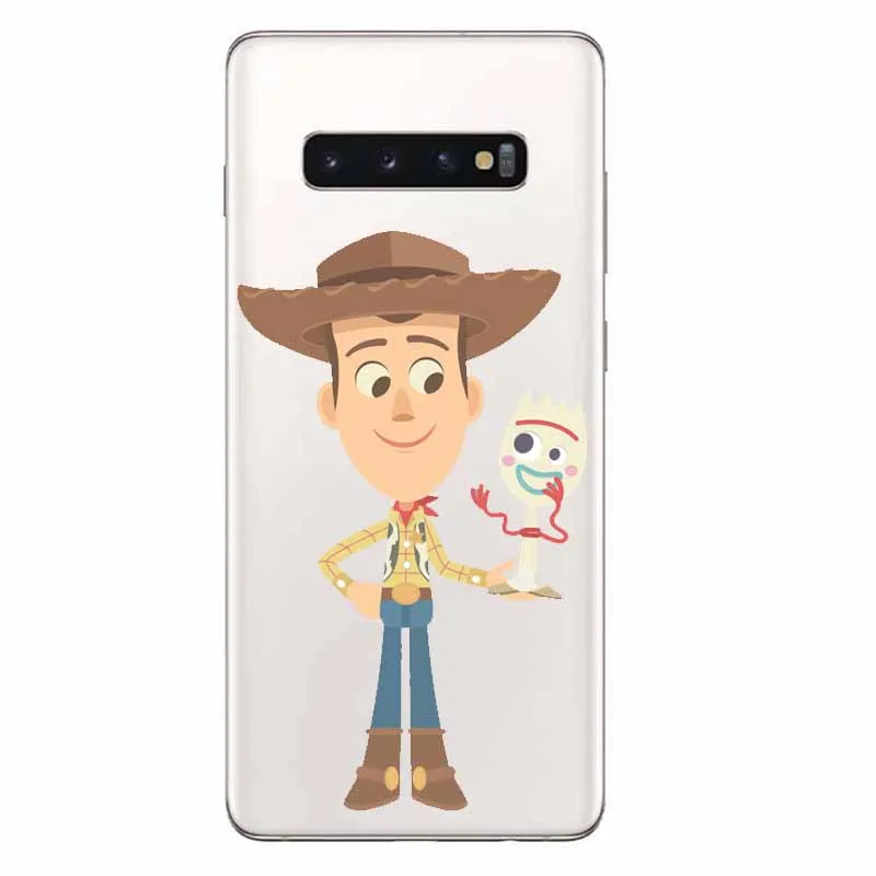 Мультяшный форки чехол для телефона Samsung gаlaxy S6 7 8 9 Note 8 9 Edge забавная история игрушек Мягкая силиконовая задняя крышка с буквенным принтом Fundas Coque