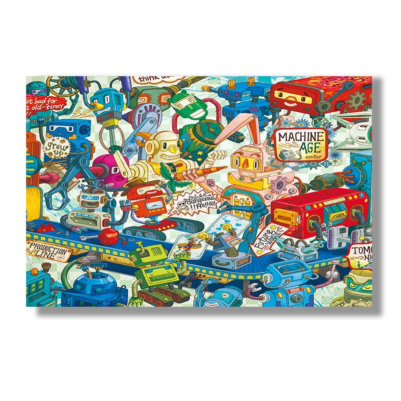 Thousand Pieces Plane Puzzles 1000 Pieces Adult Manual DIY Puzzles Decompression Toys Creative Decorative Painting Children Gift