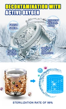 

High Quality Washing Machine Cleaners with Strong Cleaning Power Deep Cleaning Tabs Surface Tabs Washer Machine Cleaner Tablets