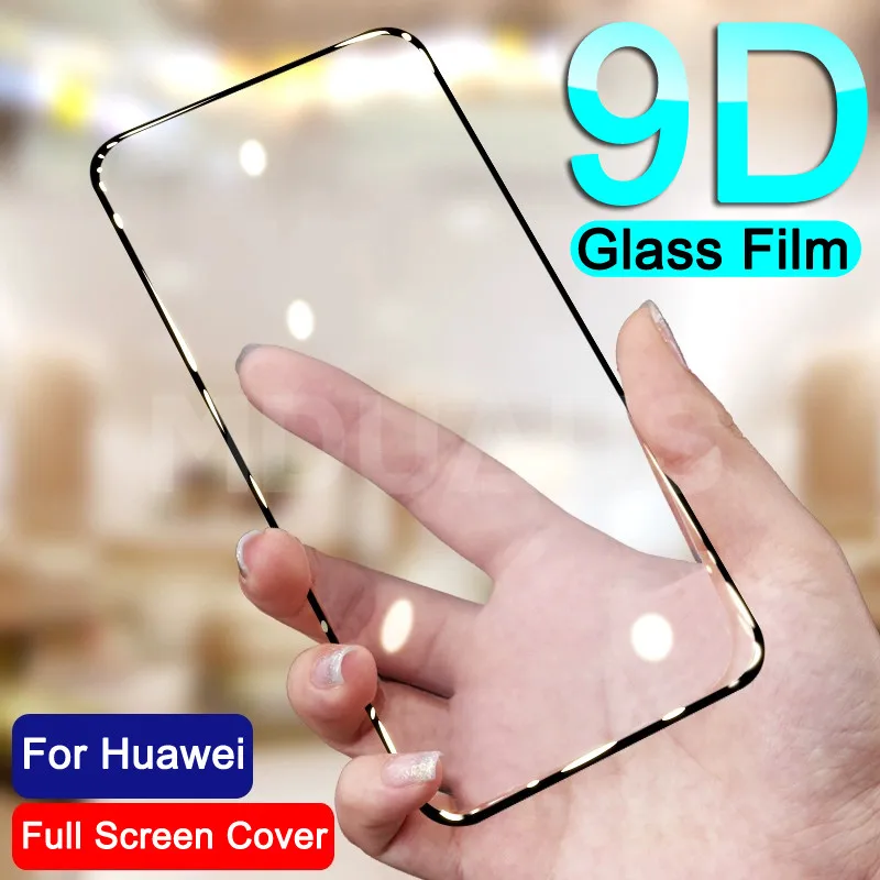 9D закаленное стекло для Huawei P30 P40 Lite E P20 Pro P10 Plus защита экрана Защитное P Smart 2019