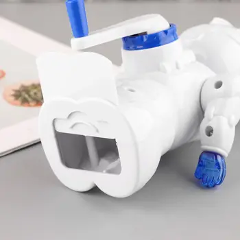 

Manual Hand-cranking Pencil Sharpener With Cute Robot Cartoon Design For Children Kids Students Study School Supply