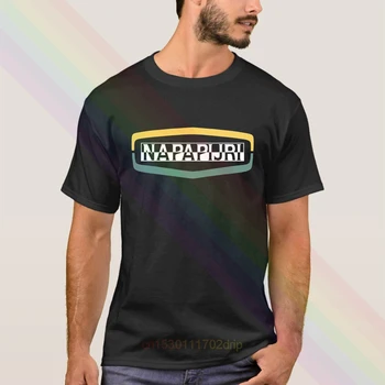 

Napapijri Classic Black T-Shirt 2020 Newest Summer Men's Short Sleeve Popular Tees Shirt Tops Unisex