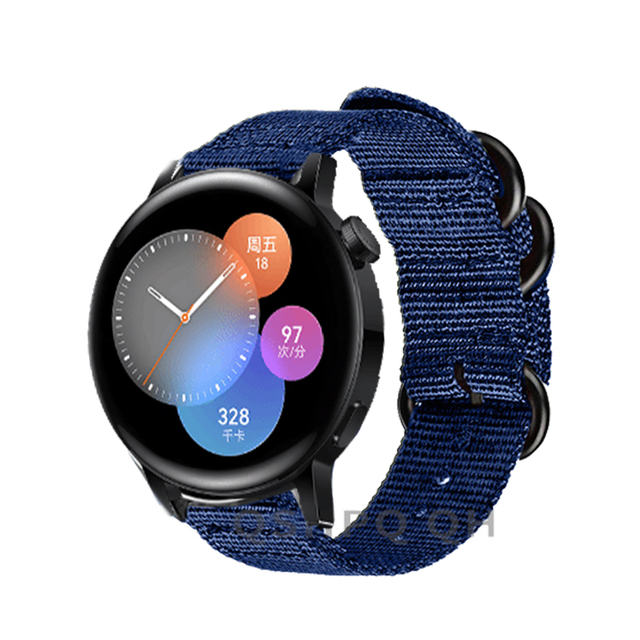 22mm nylon Band For Huawei Watch GT Runner Sport Watchband for Watch GT3 GT 3 42 46mm Wristband Replacement Bracelet Correa