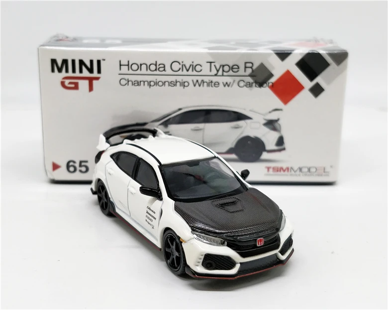 Мини GT 1:64 HON DA Civic Тип R сплав игрушки для детей литья под давлением модель