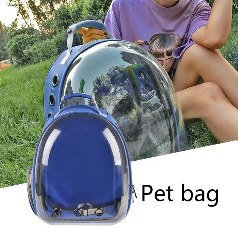 Переносная сумка для кошек Pet кошачья переноска прозрачная капсула дышащая дорожная сумка для попугая кота собаки птицы рюкзак для котенка клетки для переноски