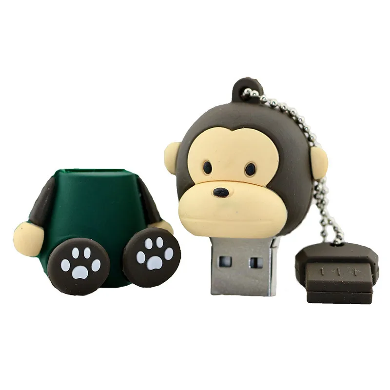 Usb флеш накопитель с изображением милых животных обезьяна USB 4 ГБ 8 оперативной