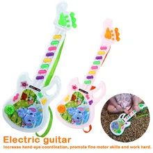 Электрическая игрушечная гитара музыкальная игра малыш мальчик девочка малыш обучающая развивающая электронная игрушка Ранние развивающие игрушки лучшие подарки
