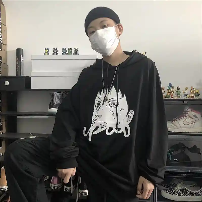 NiceMix Harajuku уличная Женская толстовка в стиле хип-хоп летние топы в Корейском стиле Ulzzang Harajuku винтажный свитер с принтом аниме cartoo