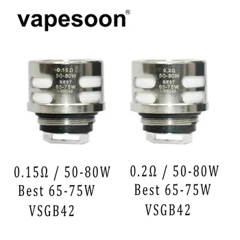 

51pcs Vapesoon Replacement QF Strips/QF Mesh SKRR Coil Head 0.2ohm 0.15ohm Vape Atomizer Core Fit Luxe TC Kit/ SKRR Tank