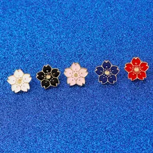 Wish Europe And America New Style Cartoon Flower Cute Brooch Clothing Bag Accessories Versatile Hot Sales