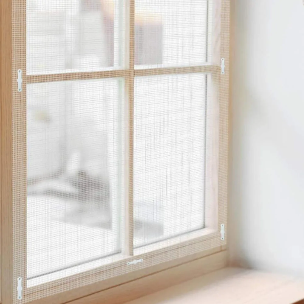 Screen Window Installation Buckle Self-adhesive Fixing Clips Adjustable Plastic Window Grids Snap Fastener