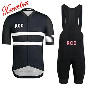 

Xvertex Rcc cycling jersey 2020 Pro Team race cycling kit Summer Road bike short sleeve Jersey and bib shorts Suit 9D gel pad