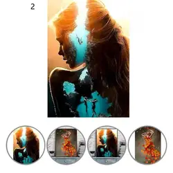 Wall Painting Fashion 2 Sizes Smooth Surface Abstract Girl Shape Wall Poster for Office  Art Painting  Wall Art Pictures