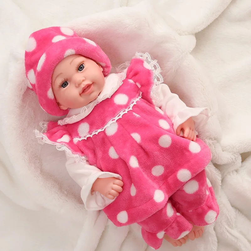 JX-255 45 см ITOUCH функциональные детские куклы, говорящие на папе, маме, смеющиеся плачущие, силиконовые Реборн, Супер реалистичные для малышей, Boneca, подарок игрушки для девочек кукла реборн - Цвет: JX-255