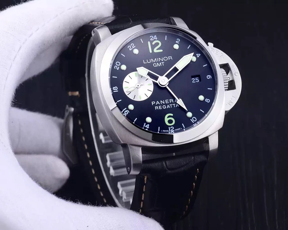 Мужские Часы Panerai Luminor GMT с автоматическим резервным циферблатом 44 мм-PAM01537 |