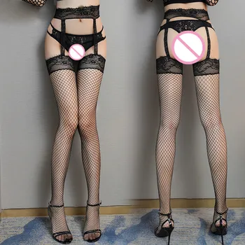 

Shengrenmei Lace Stockings Fashion Tights Sexy Womens Lingerie Net Lace Top Garter Belt Thigh Stocking Pantyhose Femme Collants